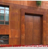 S355J0W S355J2W แผ่นเหล็กผุกร่อน